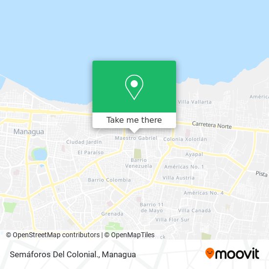 Semáforos Del Colonial. map