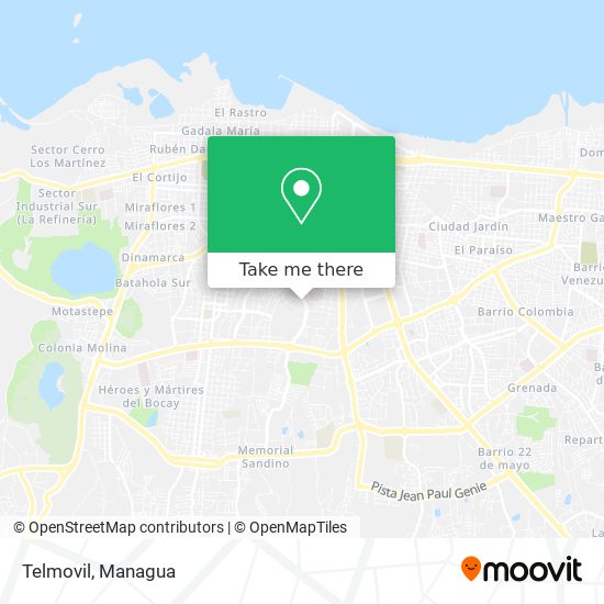 Telmovil map