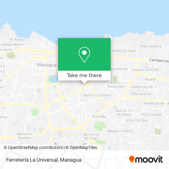 Ferretería La Universal map