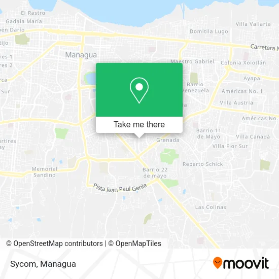 Mapa de Sycom