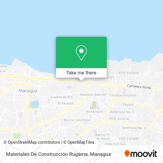 Materiales De Construcción Rugama map