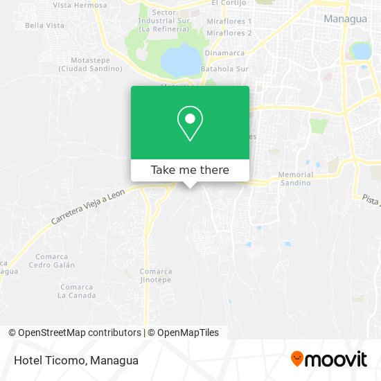 Hotel Ticomo map