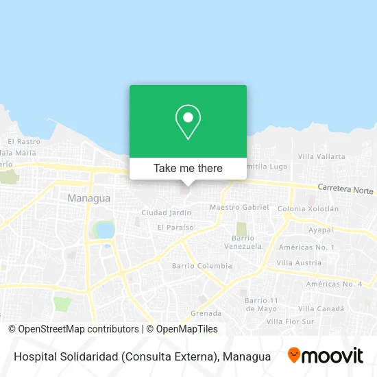 Mapa de Hospital Solidaridad (Consulta Externa)