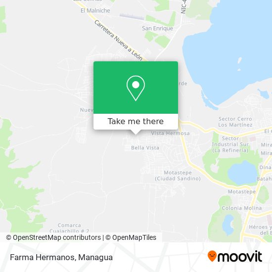 Farma Hermanos map