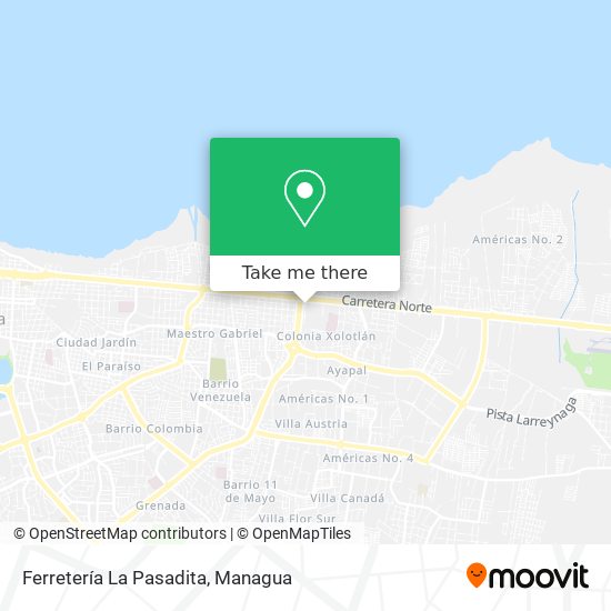 Ferretería La Pasadita map
