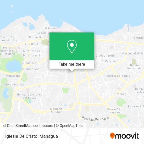 Iglesia De Cristo map