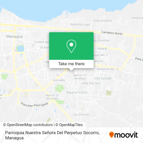 Mapa de Parroquia Nuestra Señora Del Perpetuo Socorro
