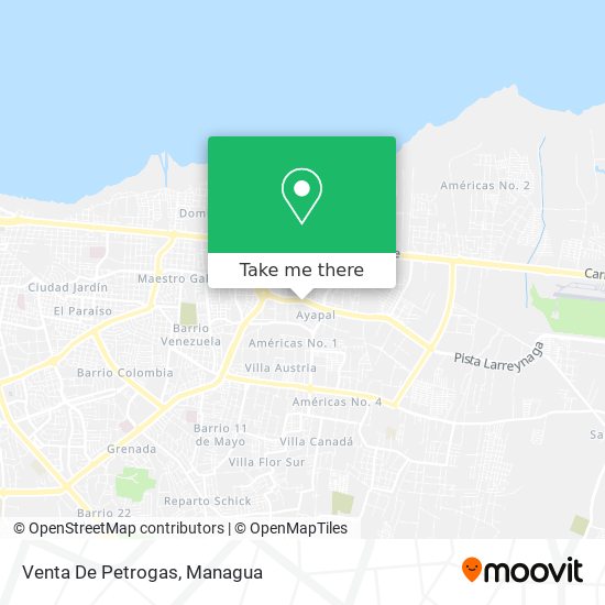 Venta De Petrogas map