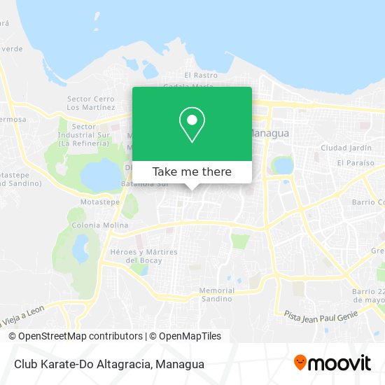 Club Karate-Do Altagracia map