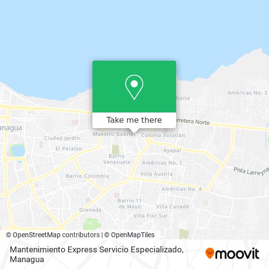 Mantenimiento Express Servicio Especializado map