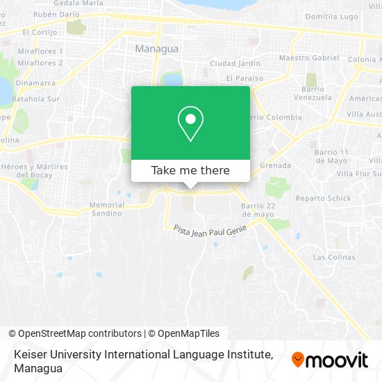 Keiser University International Language Institute map