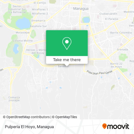 Pulpería El Hoyo map