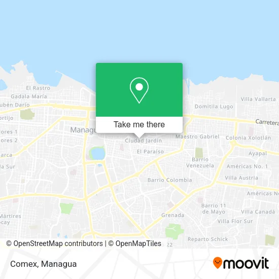 Mapa de Comex