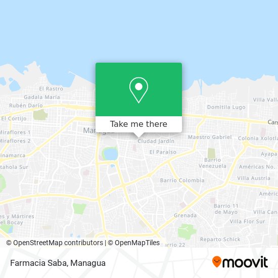Mapa de Farmacia Saba