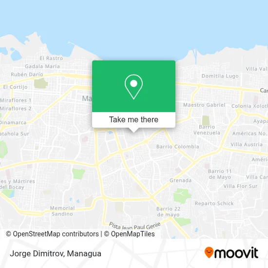 Mapa de Jorge Dimitrov