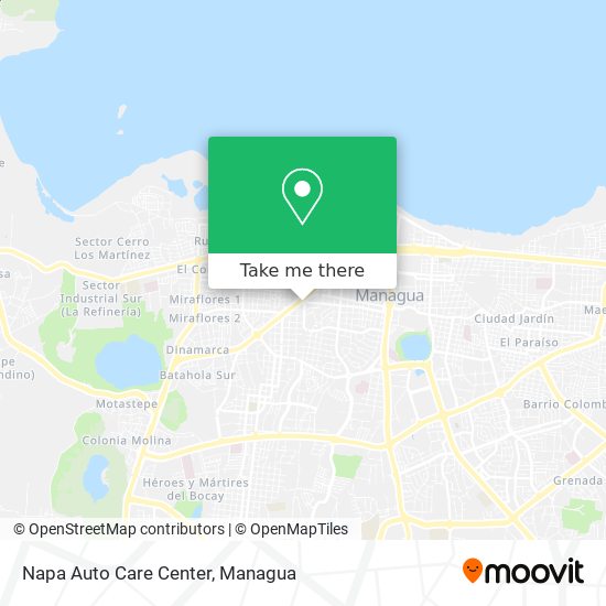 Mapa de Napa Auto Care Center