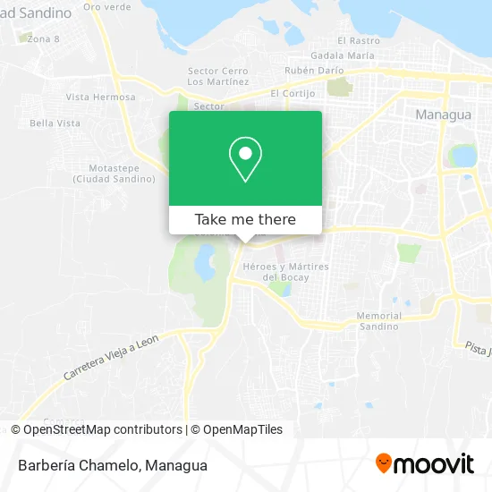 Barbería Chamelo map