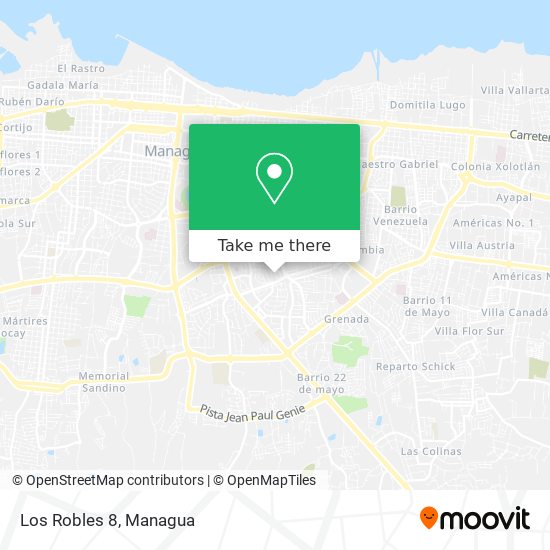 Mapa de Los Robles 8