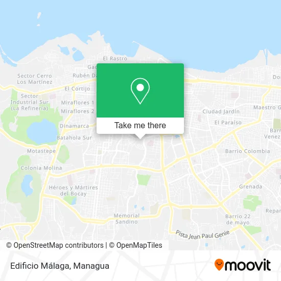 Edificio Málaga map