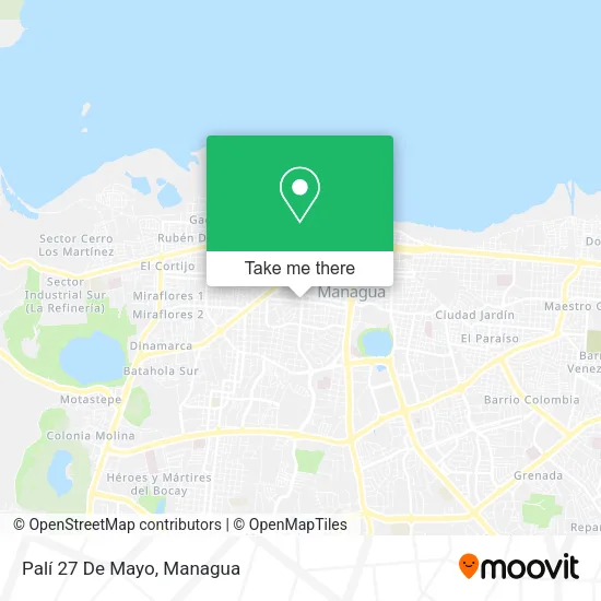 Palí 27 De Mayo map