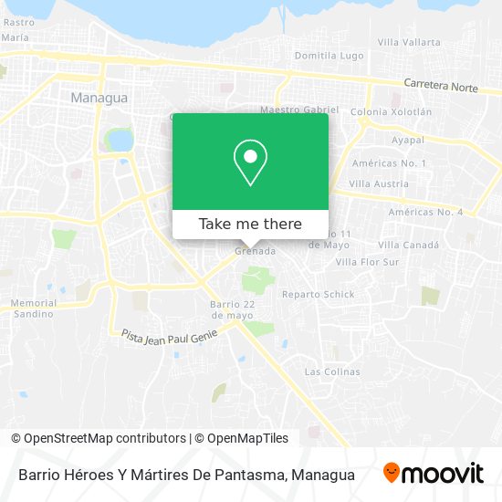 Barrio Héroes Y Mártires De Pantasma map