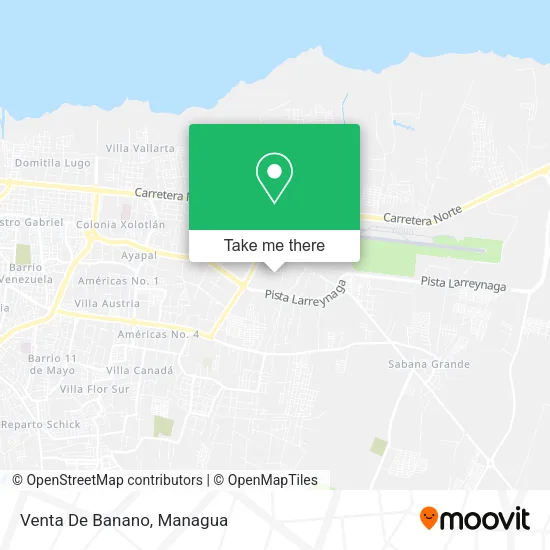Mapa de Venta De Banano