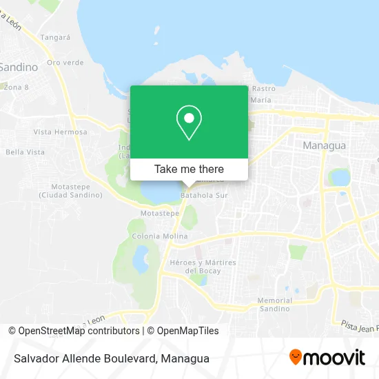 Boulevard Salvador Allende map