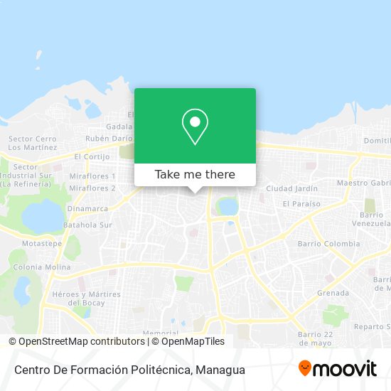 Mapa de Centro De Formación Politécnica