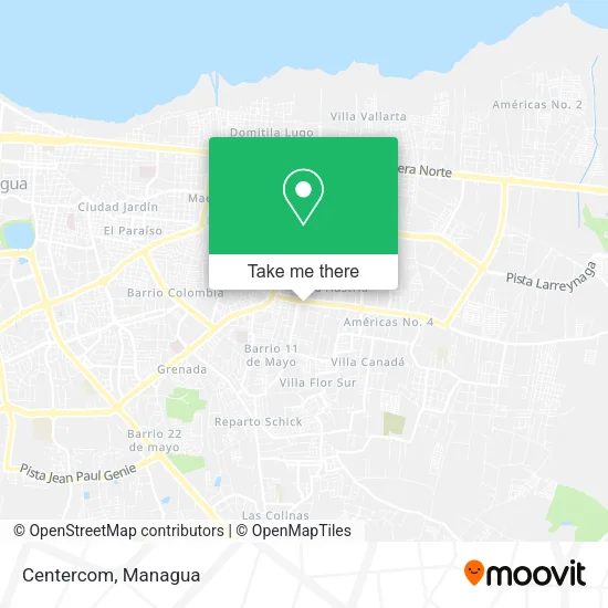Mapa de Centercom