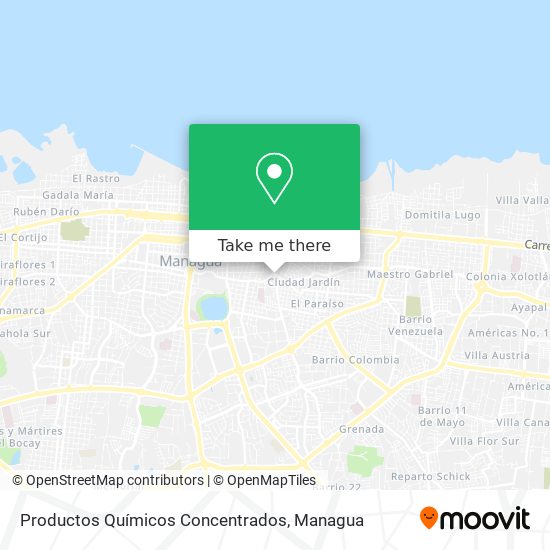 Productos Químicos Concentrados map