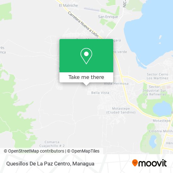 Quesillos De La Paz Centro map