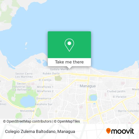 Mapa de Colegio Zulema Baltodano