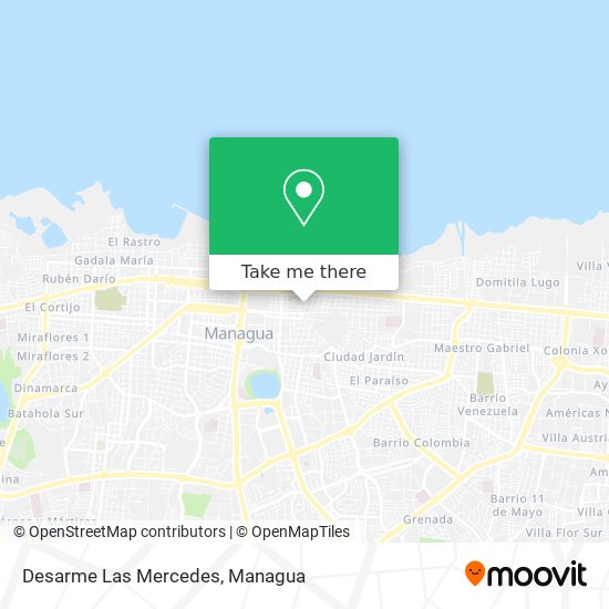 Desarme Las Mercedes map