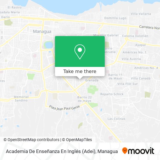 Academia De Enseñanza En Inglés (Adei) map