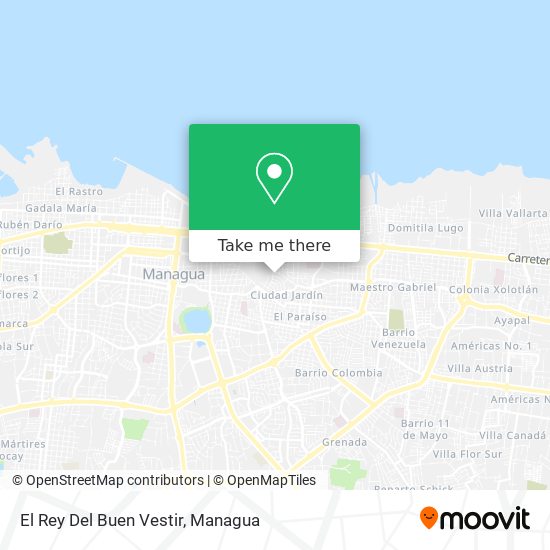 El Rey Del Buen Vestir map