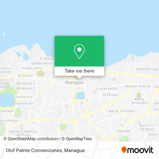 Mapa de Olof Palme Convenciones