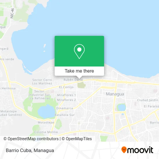 Barrio Cuba map