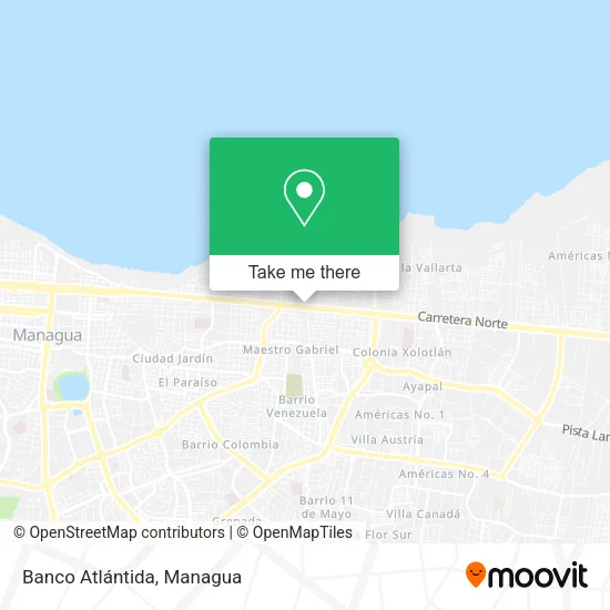 Mapa de Banco Atlántida