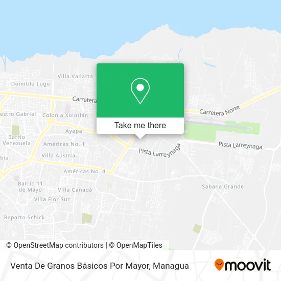 Venta De Granos Básicos Por Mayor map