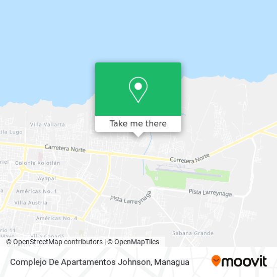 Complejo De Apartamentos Johnson map
