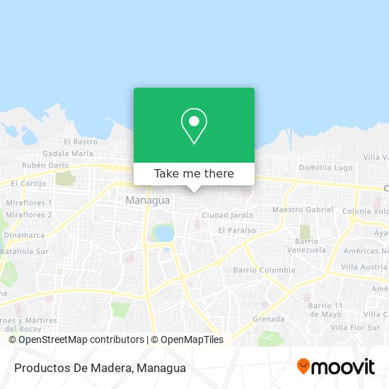 Productos De Madera map