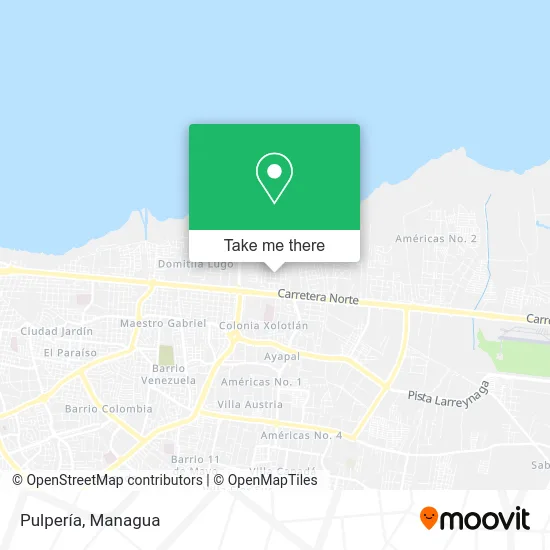 Pulpería map