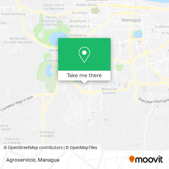 Agroservicio map