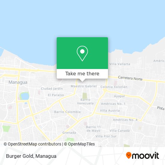 Burger Gold map