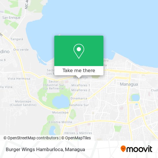 Burger Wings Hamburloca map