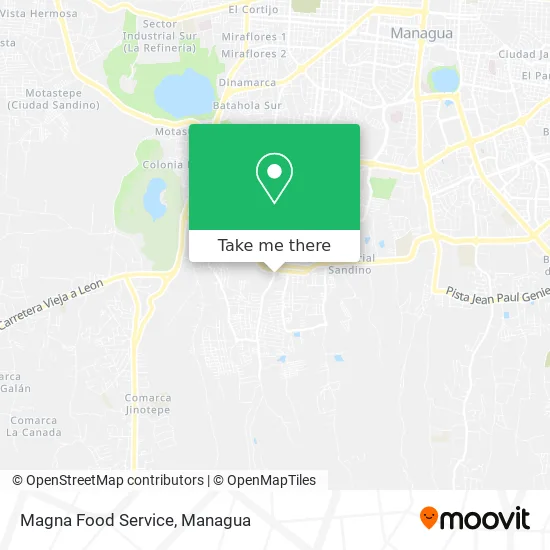 Mapa de Magna Food Service