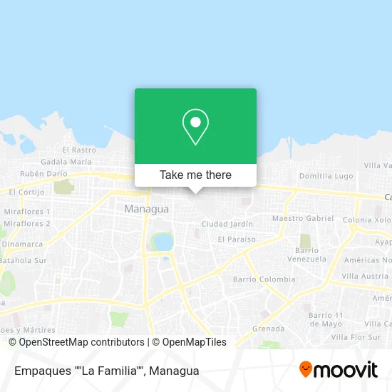 Mapa de Empaques ""La Familia""