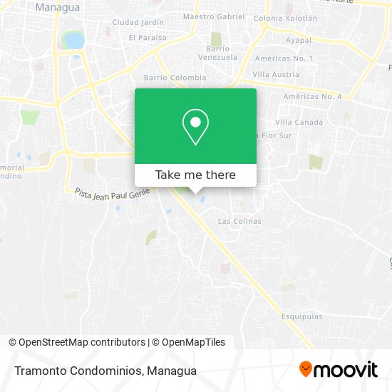 Tramonto Condominios map
