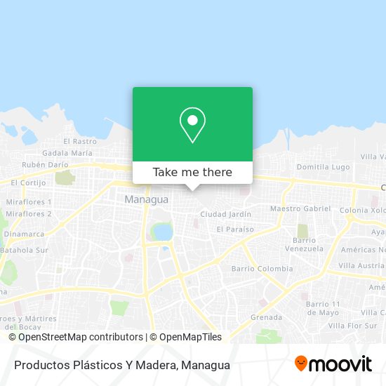 Productos Plásticos Y Madera map