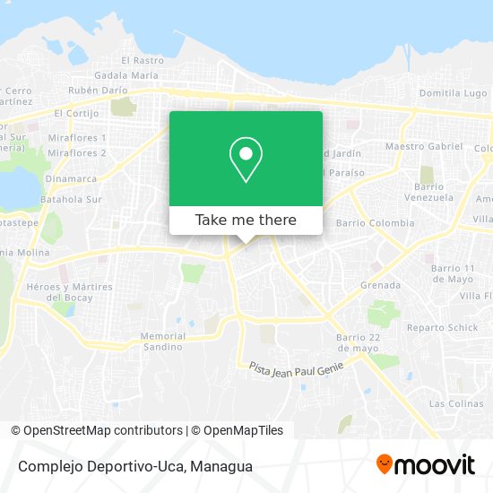 Complejo Deportivo-Uca map